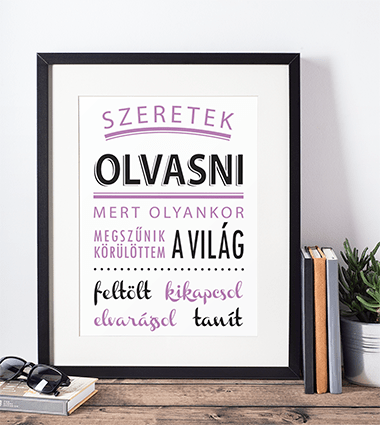 Szeretek olvasni poszter
